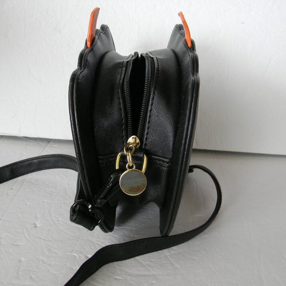 Halloween Black ORANGE Pumpkin Crossbody Shoulder Bag Handbag FALL JACK LANTERN - Picture 5 of 7